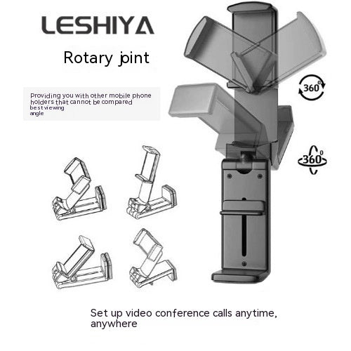 Multifunctional Lazy Phone Holder Business Trip Travel Office Binge - watching Tool Foldable Rotating - 0 - CJ