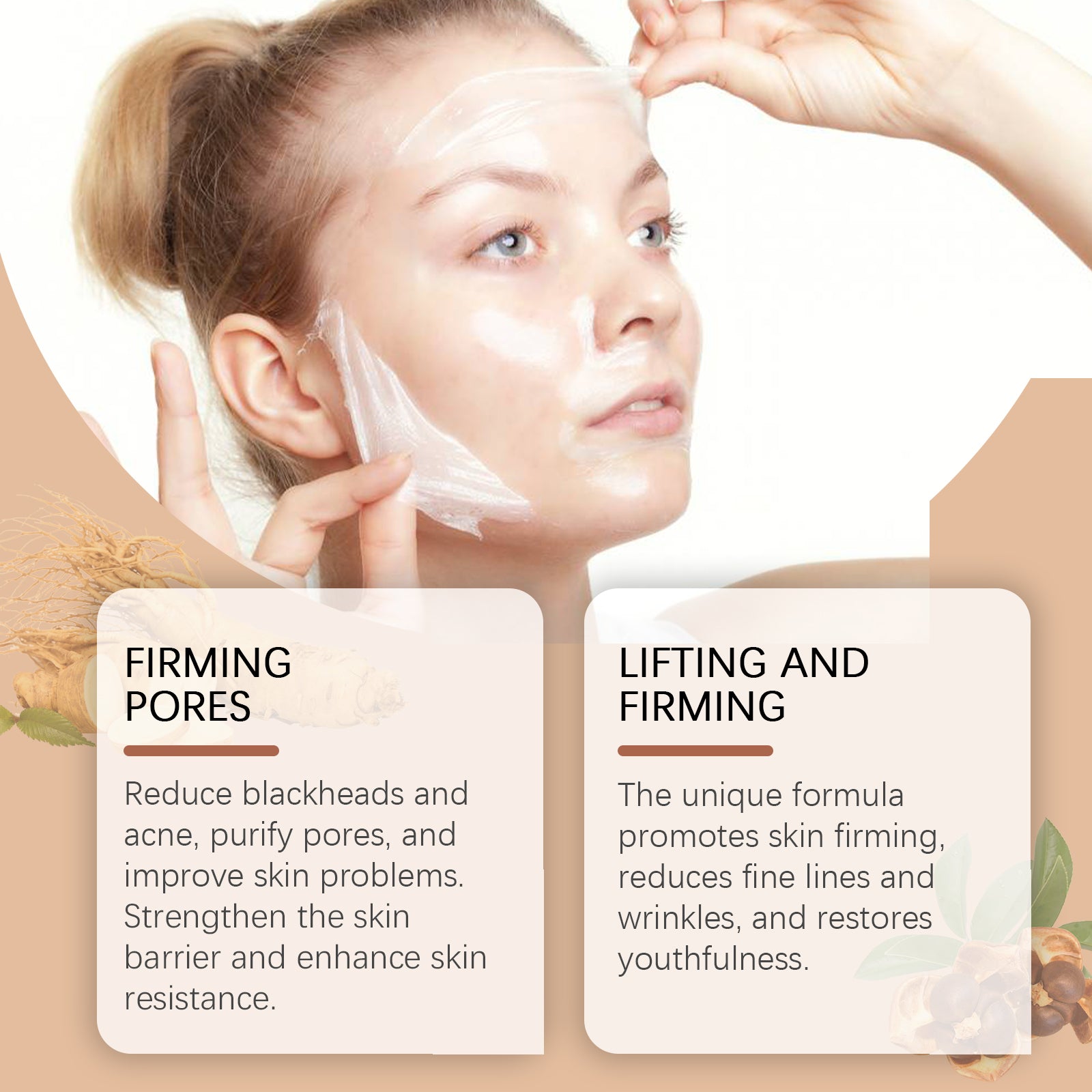 Ouhoe Collagen Peel Mask Moisturizes And Brightens Skin Tone And Reduces Fine Lines Peel Mask - 5 - CJ