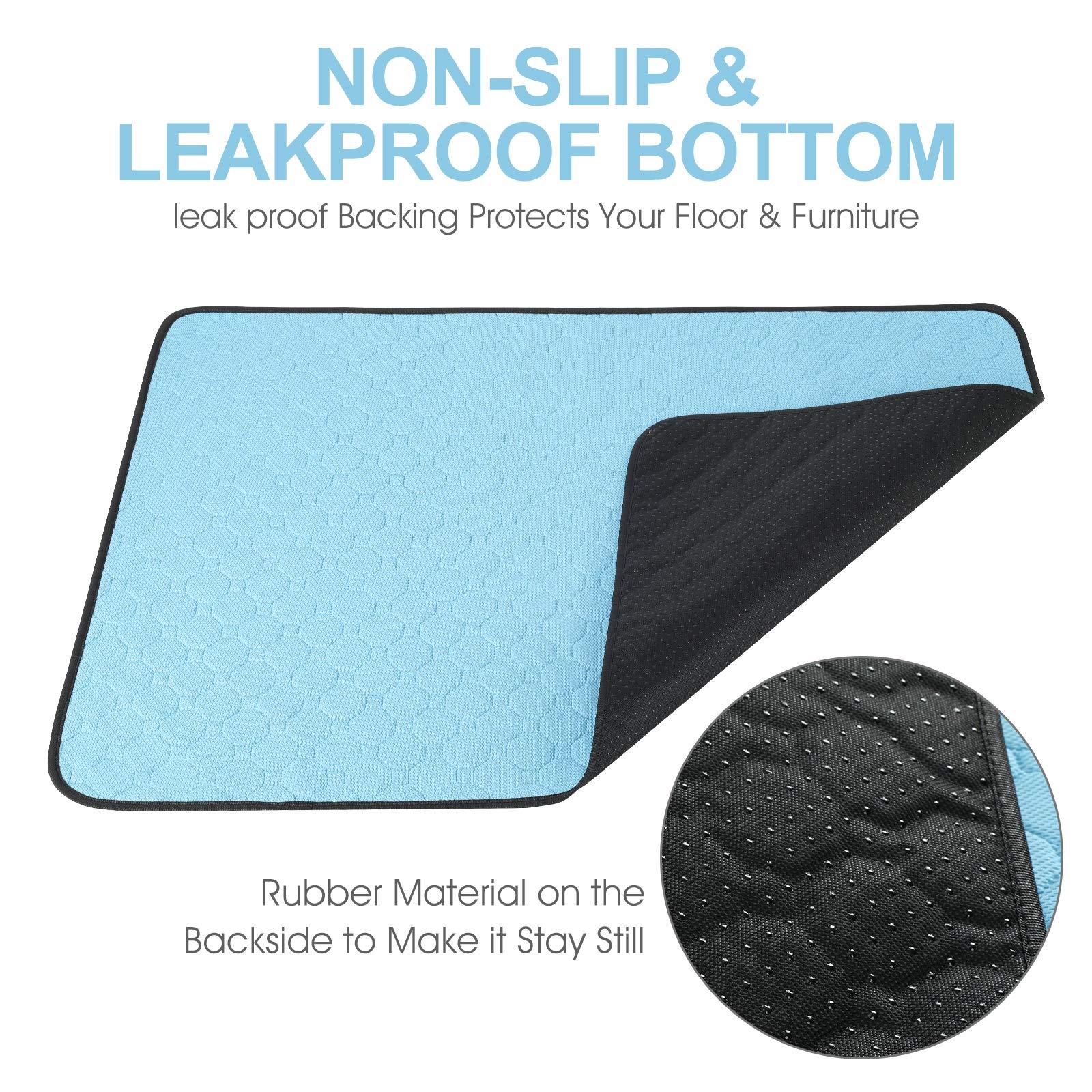 Washable Dog Urine Pad, Waterproof Toilet Training Mat For Dogs, 89.5 X 59.2 Cm - 34.5 In X 23 In, Washable Urine Pad Non - Slip Diaper Pad, For Puppies And Cats, 2 Packs - 5 - CJ