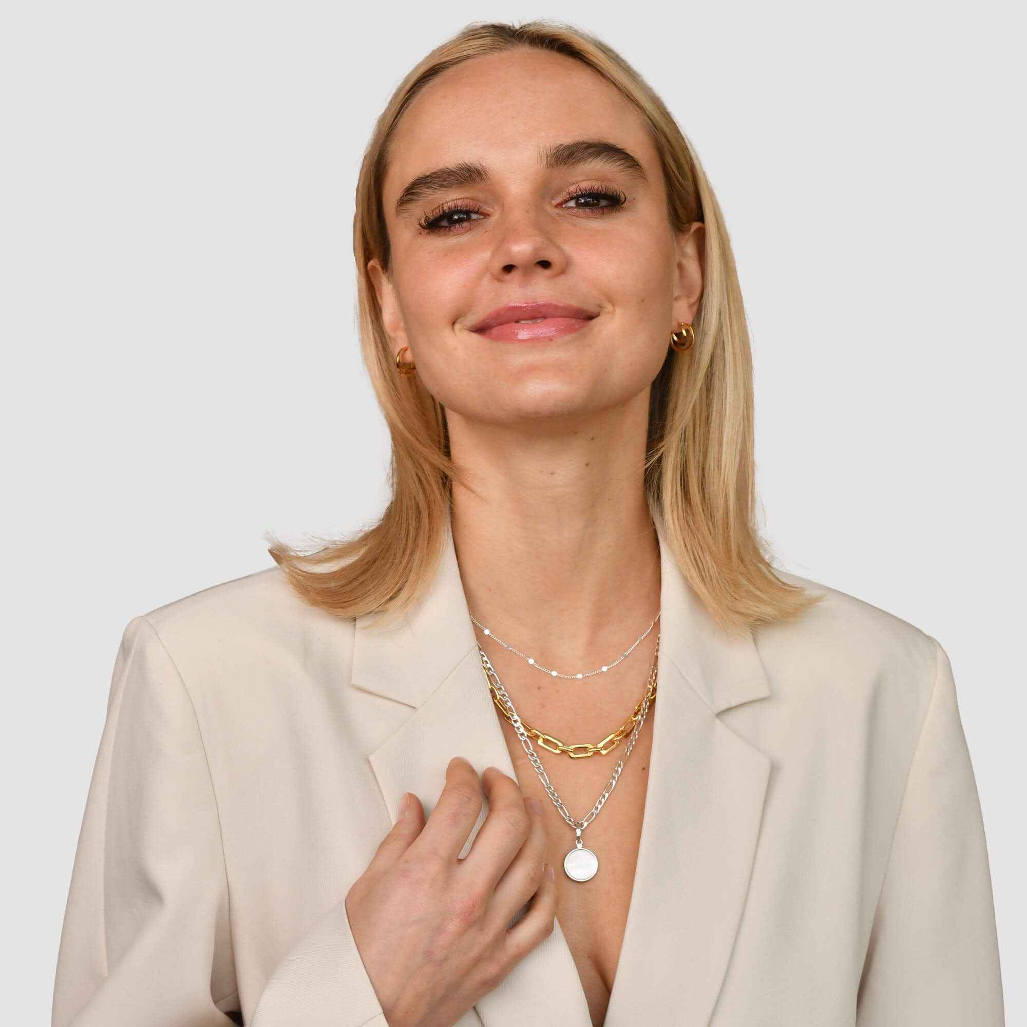 Classic Simple Women's Necklace Collarbone Chain Fashion Jewelry - 5 - CJ