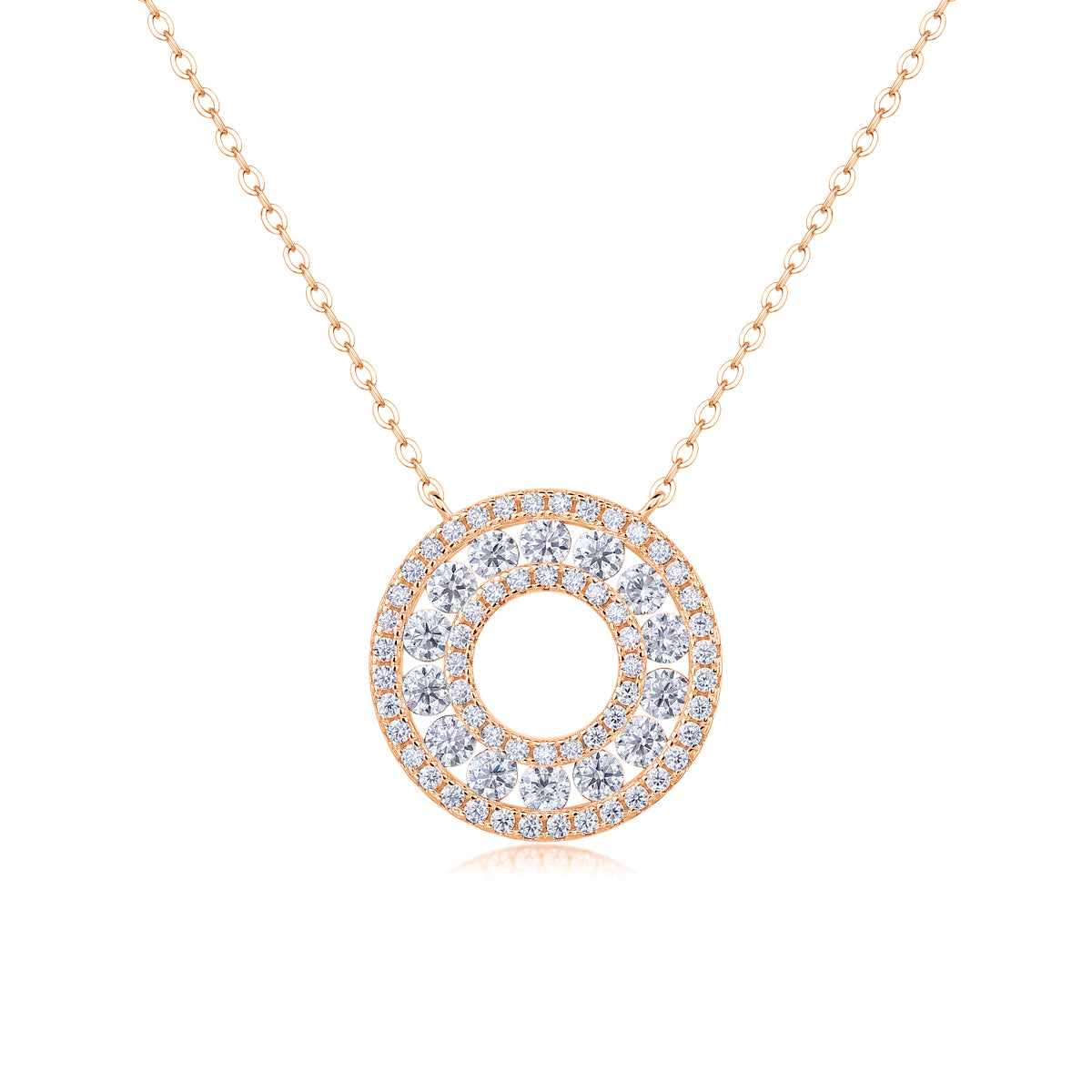 1Reciprocating - A Fashionable And Luxurious Diamond Jewelry Pendant Set With Moissanite S925 Sterling Silver Prohibit TikTok sales - 5 - CJ