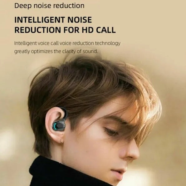 New Bluetooth 5.1 Headset Wireless Earbuds Earphones Stereo Headphones Ear Hook - 5 - CJ