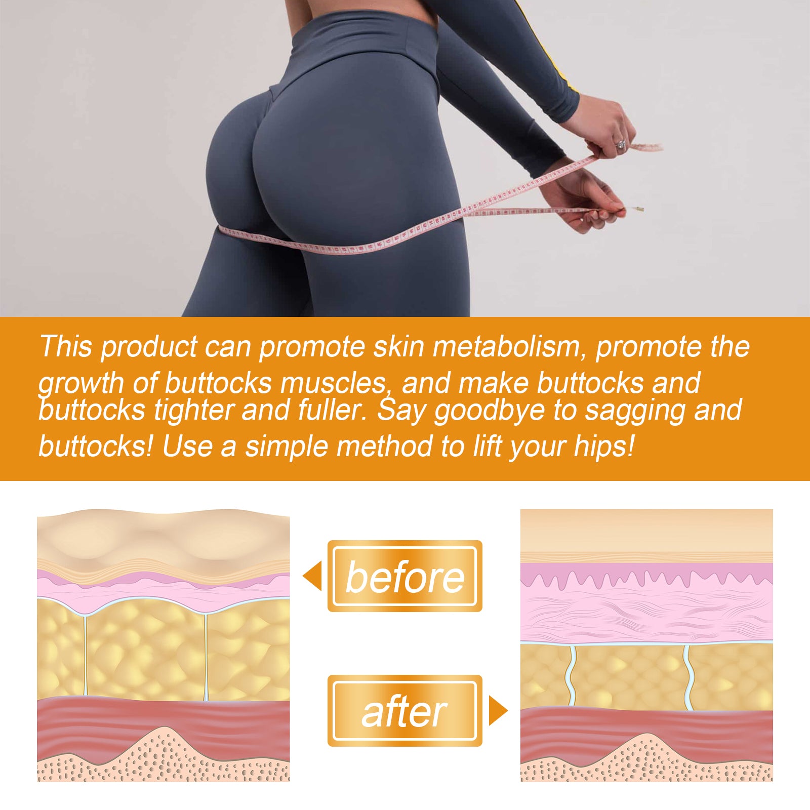 West&Month Collagen Butt, Lift And Buttocks Firming Skin, Hip Lift And Peach Butt Lift - 5 - CJ