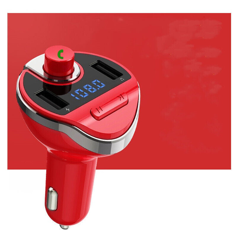 Car Bluetooth T20 Hands - free FM Transmitter MP3 Player Phone Charger - 5 - cjdropshipping