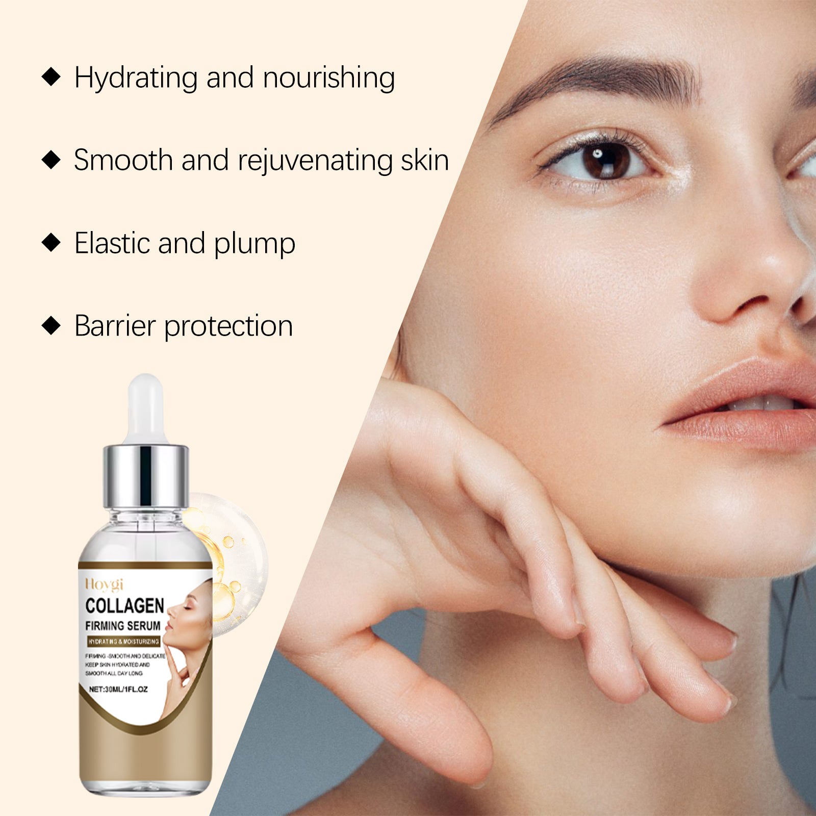 Hoygi Collagen Firming Essence, A Long - Lasting Moisturizing, Smooth, Elastic And Delicate Skin Care Essence - 5 - CJ