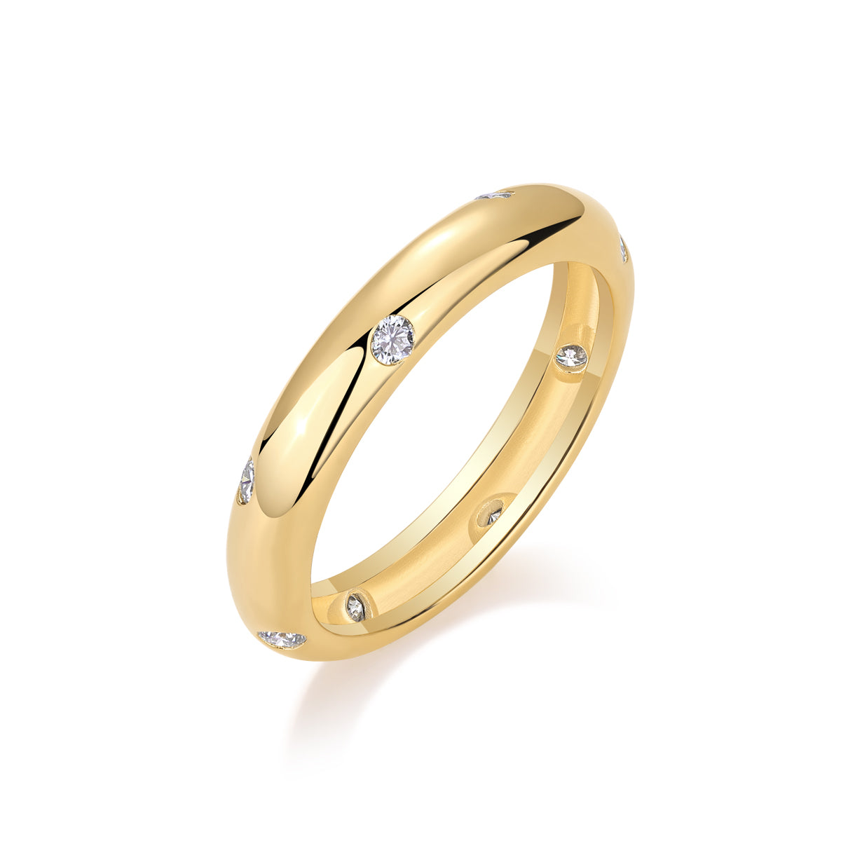 1Starry Diamond Ring Wedding Ring Luxury Fashion Moissanite Silver Ring Prohibit TikTok sales - 5 - CJ