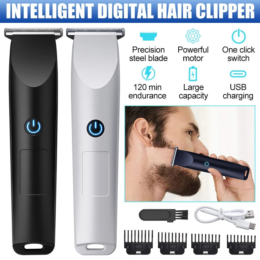 Men's Electric Hair Clippers Cordless Clippers Adult Razors Professional Trimmers Razor Hairdresse - 5 - CJ