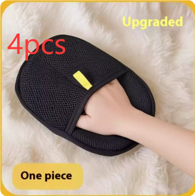 Pet Hair Remover Mitt Pet Hair Remover Gloves Deshedding Brush Glove For Dog Cat Rabbit With Long Short Curly Hair - 0 - CJ