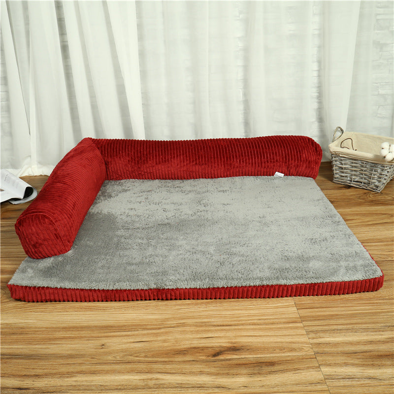 Pet Dog Bed - 0 - CJ - Red - Bilateral - XL - CJJJCWGY01138 - Red - Bilateral - XL