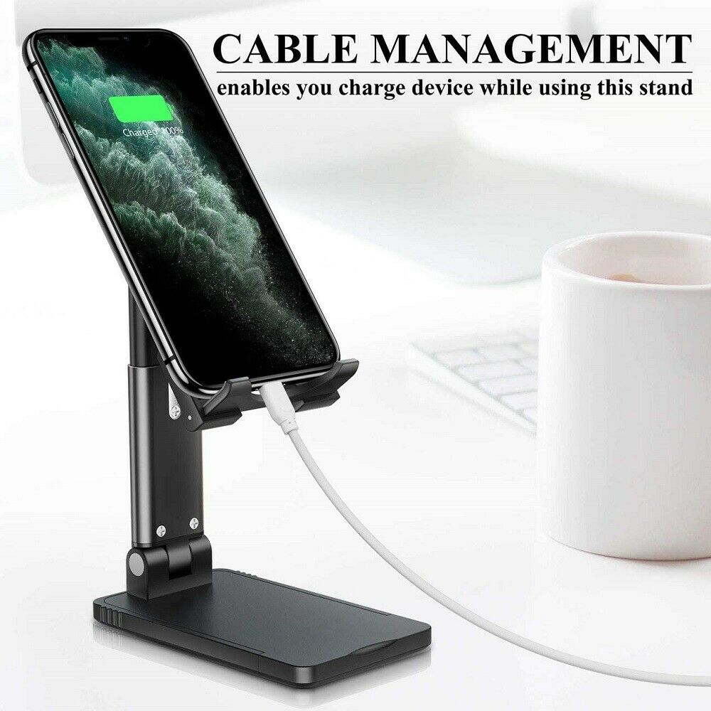 Cell Phone Stand Desktop Holder Tablet Stand Mount Mobile Phone Desktop Tablet Holder Table Cell Foldable Extend Support Desk Mobile Phone Holder Stand - 5 - CJ