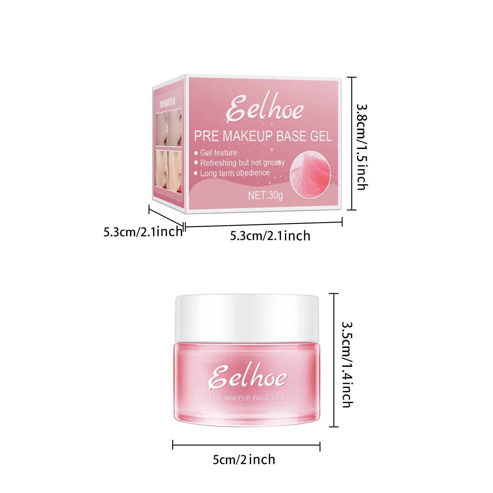 EELHOE Makeup Base Gel Makeup Moisturizer Firming Skin Isolating Base Concealer - 5 - CJ