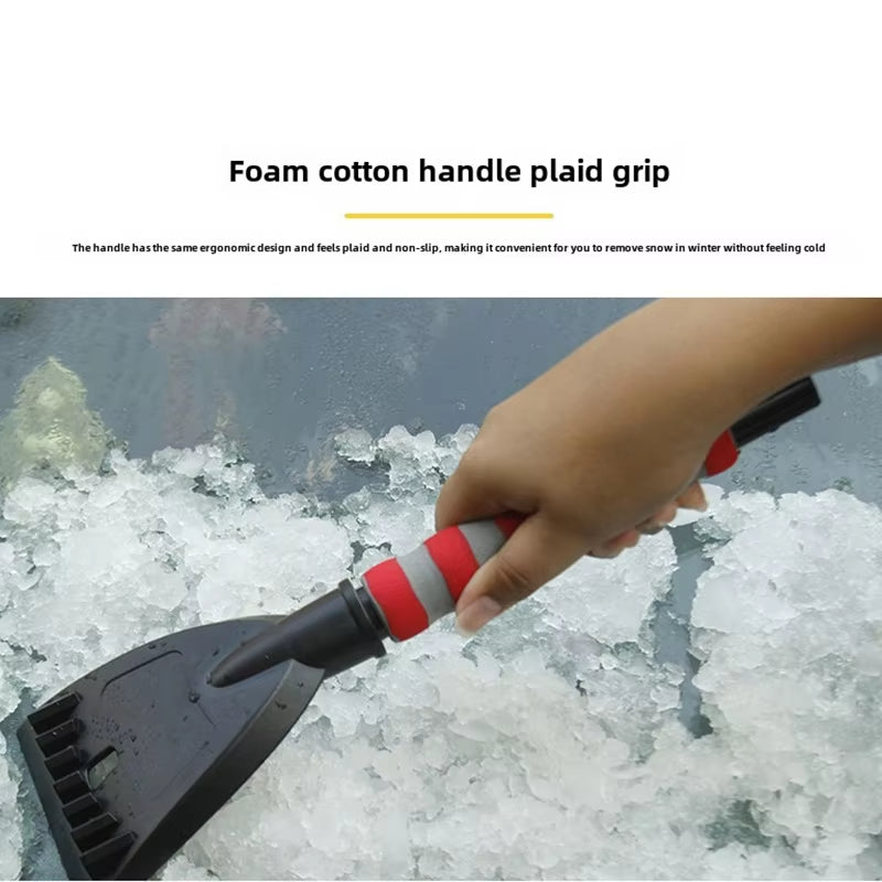 2 IN 1 Snow Brush Ice Scraper For Car Windshield Detachable Snow Scrapers With Foam Grip Cleaning Shovel For Car Trucks - 5 - cjdropshipping