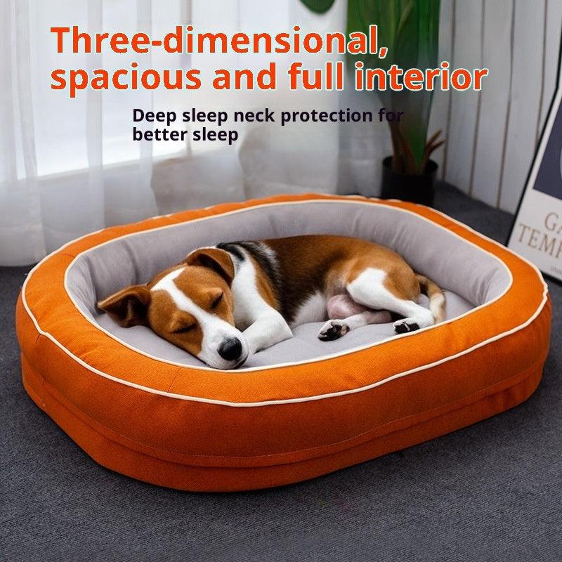 Kennel Four Seasons Universal Oval Large Removable Pet Bed - 0 - CJ