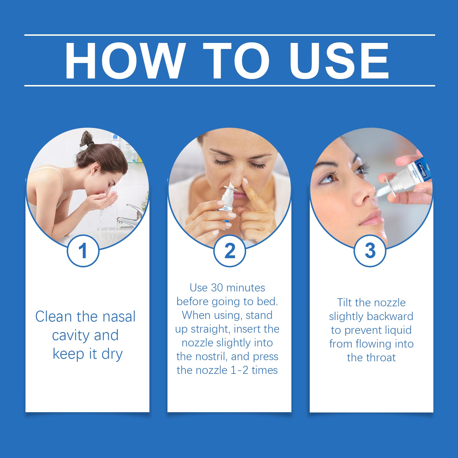 South Moon Snore Care Spray Mild Nasal Cleansing Spray Nose Care - 5 - CJ