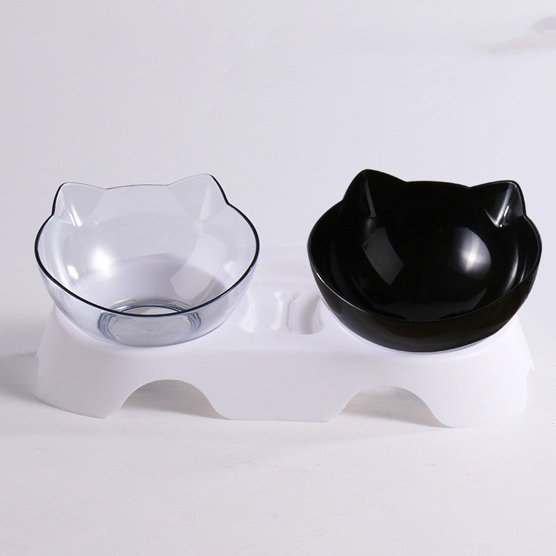 Automatic Drinking Feeder For Cats And Dogs Pet Products - 0 - CJ - Transparent Black - White Base - CJGY170032809IR