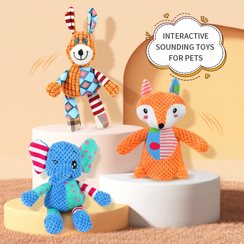 Interactive Dog Toys For Aggressive Chewers Dog Squeaky Toys Pet Grinding Teeth Plush Toy, Chewing Toy For Dog Interactive Supply Dog Toys Dog Toys For Aggressive Chewers - 5 - CJ