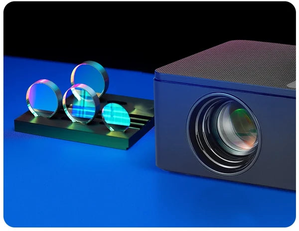 Mini Projector Android 13, WiFi 6, BT 5.0, 720P Native, 4K Decoding, Auto Correction, 180 Rotation. Portable For Movies & Gaming - 5 - CJ