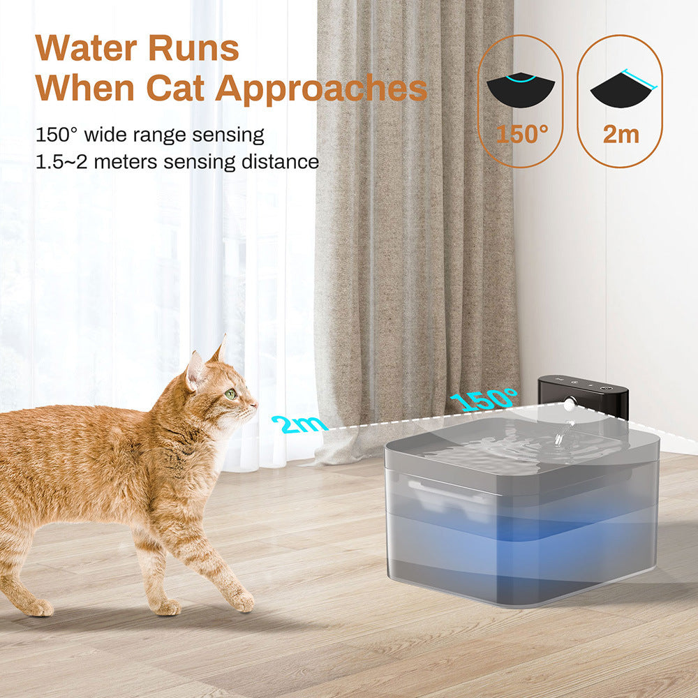 Stainless Steel USB Smart Pet Water Fountain - 0 - CJ