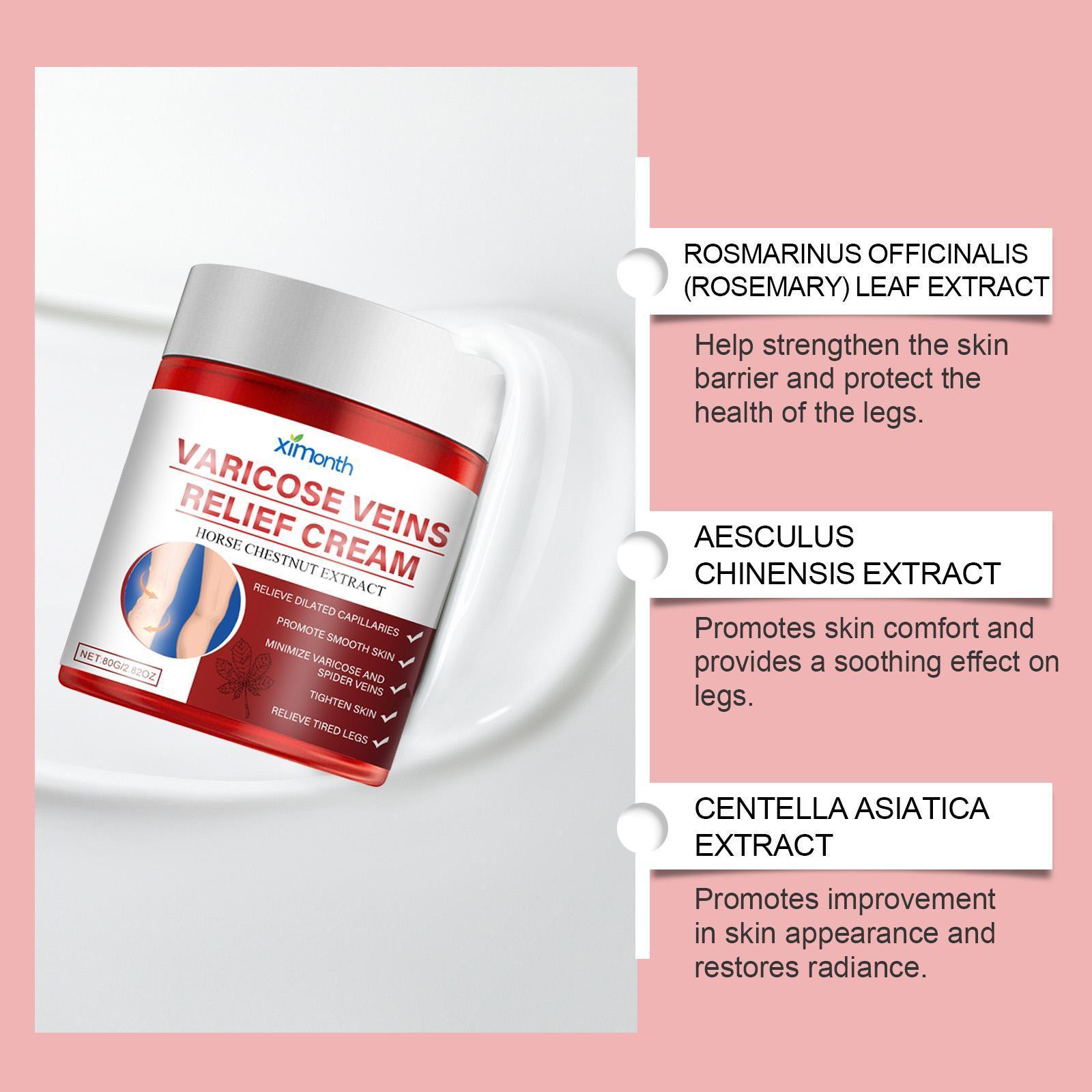 Ximeng Si Leg Vein Repair Cream Leg Massage Relieves Leg Swelling Earthworm Leg Skin Body Massage Cream - 5 - CJ