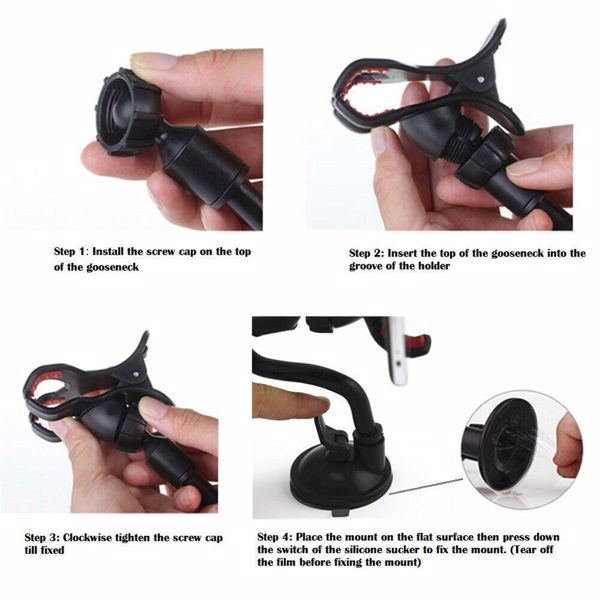 Universal Double Clamp Hose Bracket With Adhesive, Not Shipped On Weekends - 5 - CJ