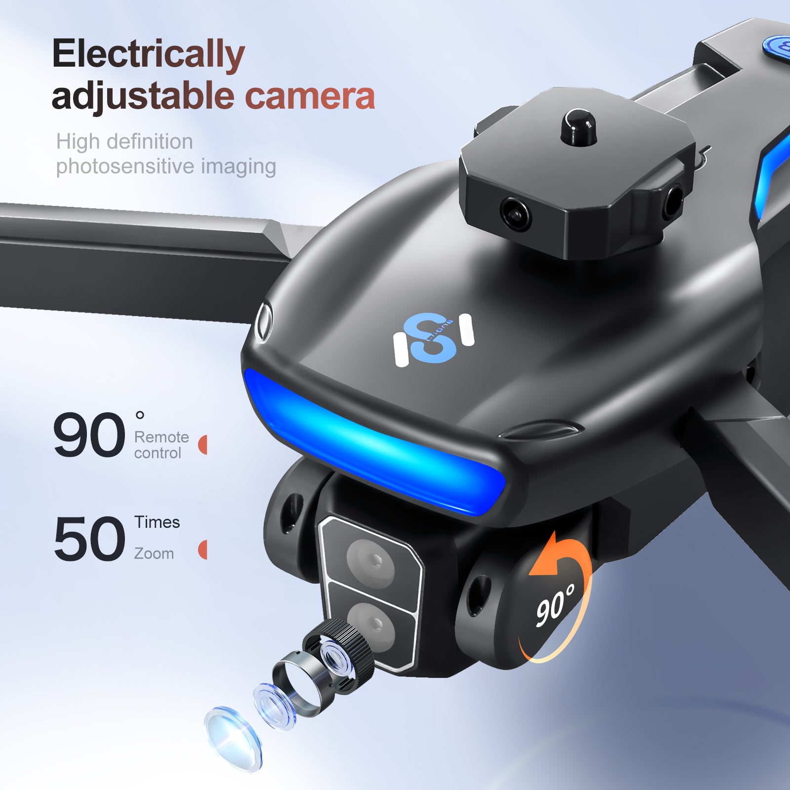 GPS Drone S181 Drone Brushless One - Key Return Intelligent Obstacle Avoidance Quadcopter Remote Control - 5 - CJ