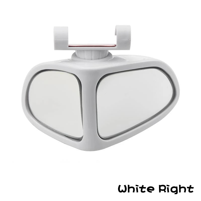 Car Reversing Small Round Mirror Front And Rear Wheel Wide - Angle Mirror Double - Sided Auxiliary Rearview 360 Adjustable Wide Angle Side Rear View Mirror For Car - 5.0 - CJ