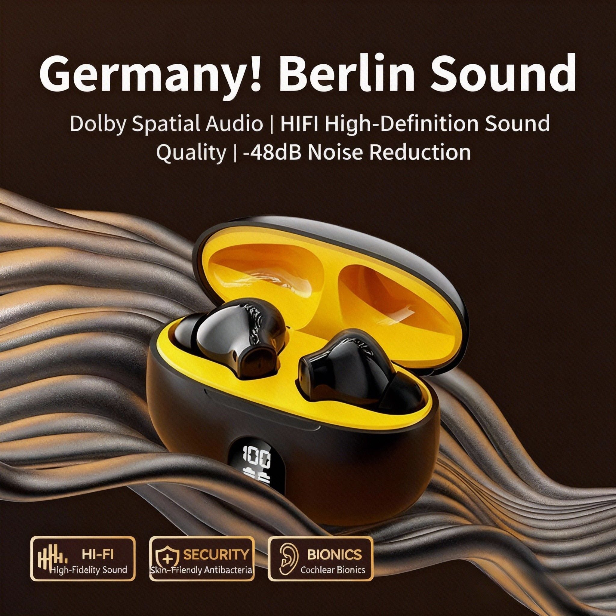 Digital Display Bluetooth Headset - 5 - CJ