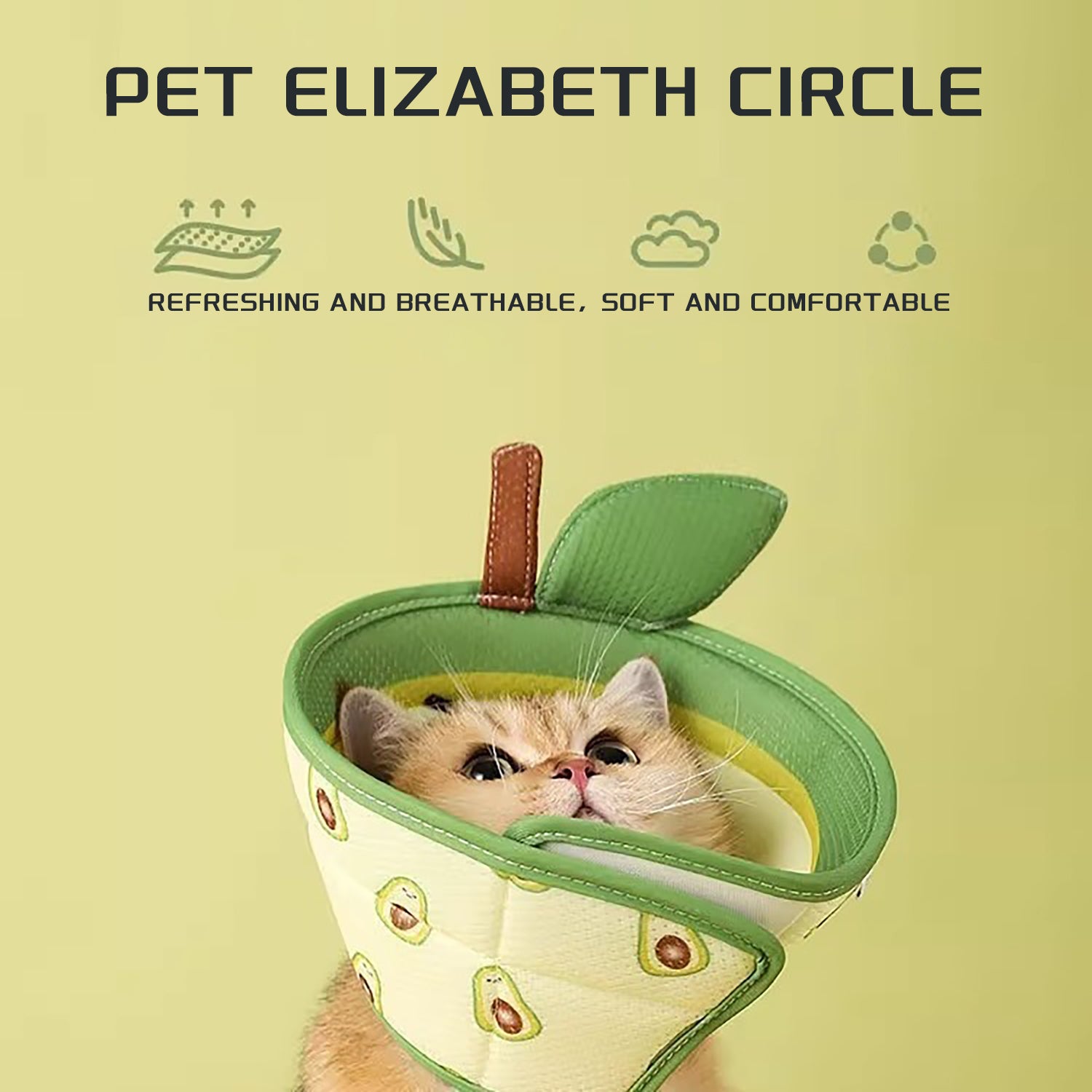 Cat Cone Collar Pet Elizabethan Collar Cat Collar Soft To Stop Licking After Surgery Cat Recovery Collar For Small Large Cats Adjustable Elizabethan Collar For Cats Kittens - 5 - CJ