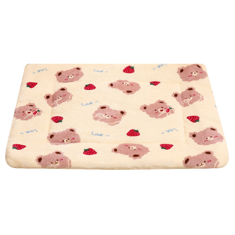 Thick Blanket Pet Bed Warm Sleeping Mat For Pets - 0 - CJ