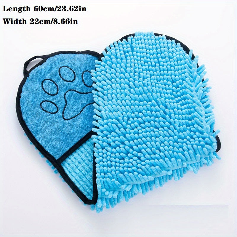 Absorbent Dog Towel, Microfiber Quick Drying Towel Machine Washable With Hand Pockets Pet Towel For Medium Large Dog Super Absorbent Pet Towel Quickly Dry Your Dog Or Cat After Bath Time - 5 - CJ