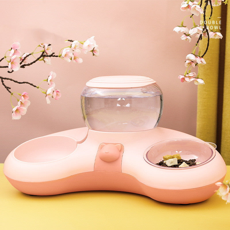 Crescent Automatic Drinking Water And Feeding Double Bowl - 0 - CJ
