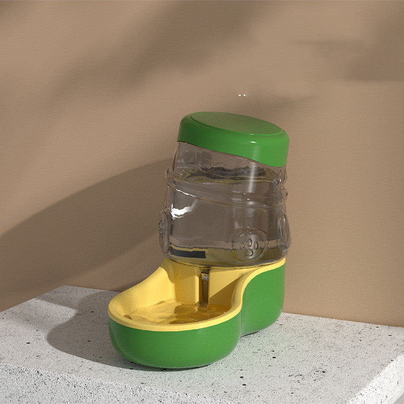 Pet Cat Dog Feeder Automatic Water Dispenser - 0 - CJ - Green b - CJGY130412108HS