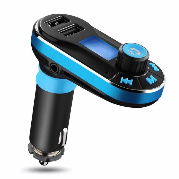 Car Wireless FM Transmitter Dual USB Charger Hands - free Call MP3 Player Aux - in LED Display Remote Controller - 5 - CJ
