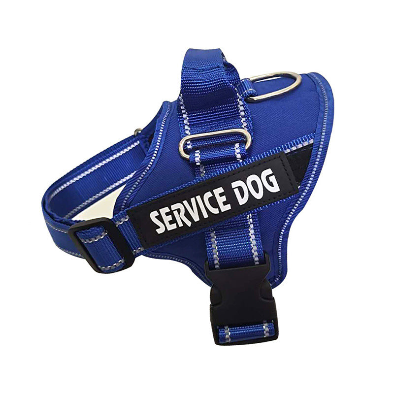 Personalization Of Pet Chest Strap Products - 7 - CJ - Blue - XL - CJGX163660315OL