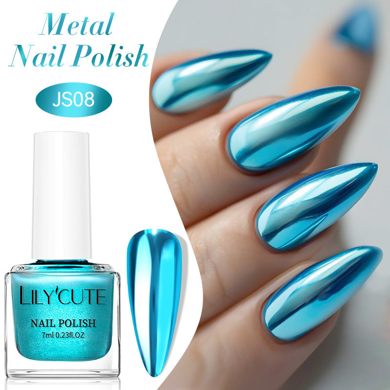 Quick - dry Metallic Mirror Nail Polish, No Baking Required - 0 - CJ