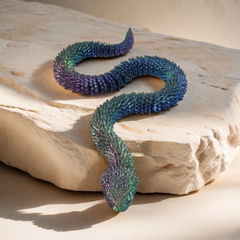 Snake - shaped High - fidelity Fun Ornaments Creative Animal - shaped Living Room And Study Decorations - 5 - CJ