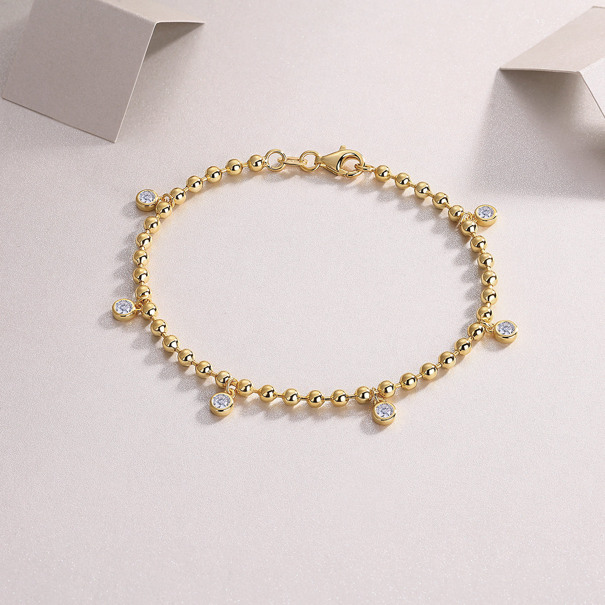 1Luxury Fashion Mossan Diamond S925 Silver Bracelet Comparable To Natural Diamonds Prohibit TikTok sales - 5 - CJ