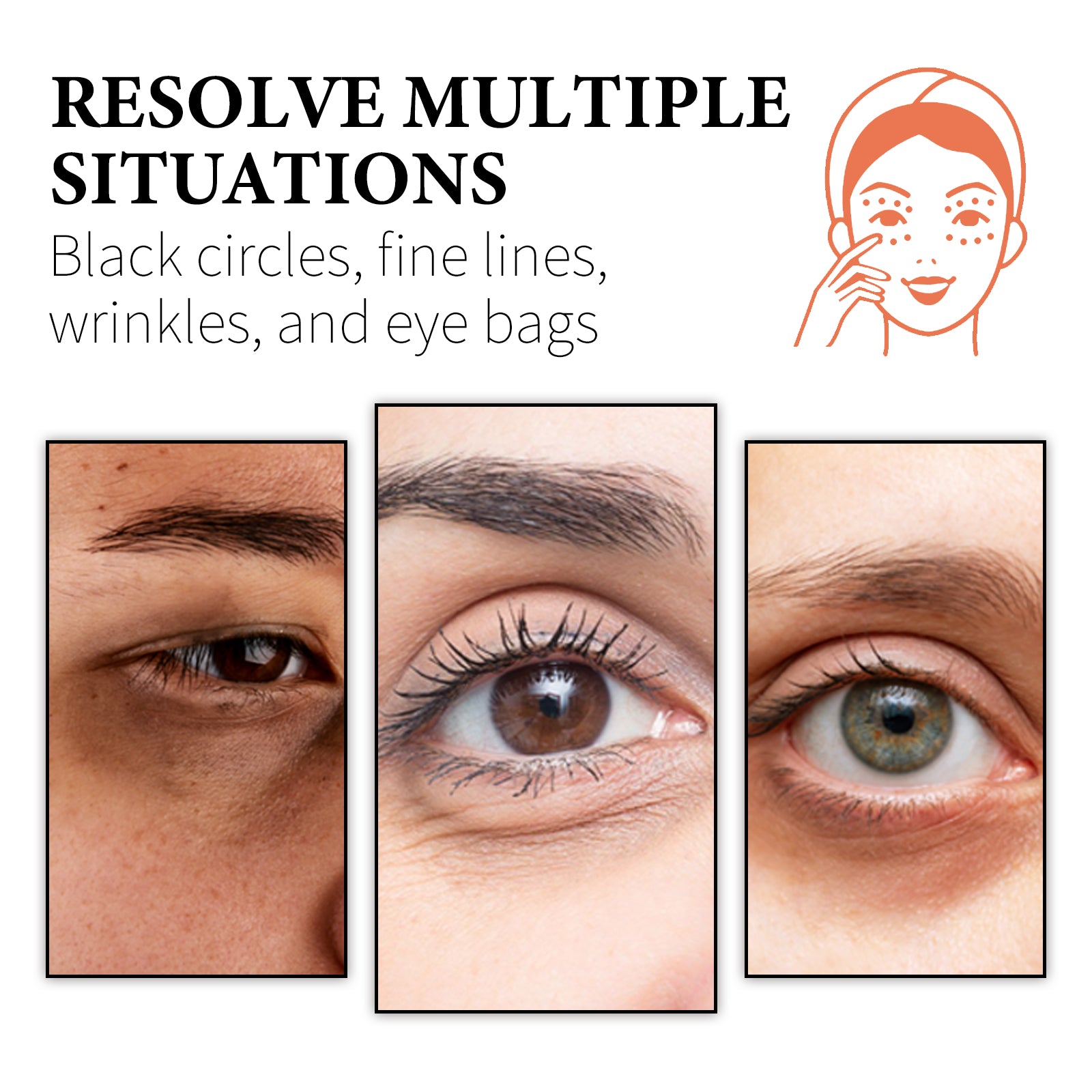 WIYUN Retinol & Collagen Moisturizer Eye Cream, Lightening Dark Circles And Bags Under Eyes Moisturizing Firming Care Multi - Effect Eye Cream - 5 - CJ