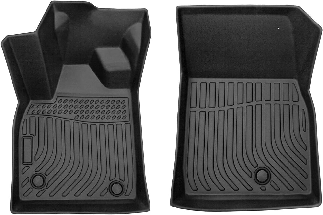 Car Floor Mats For Skoda Octavia 2021 - 2023,TPE All - Weather Floor Mats,Waterproof, Anti - Slip, Durable Interior Protection Accessories,Black - 5 - cjdropshipping