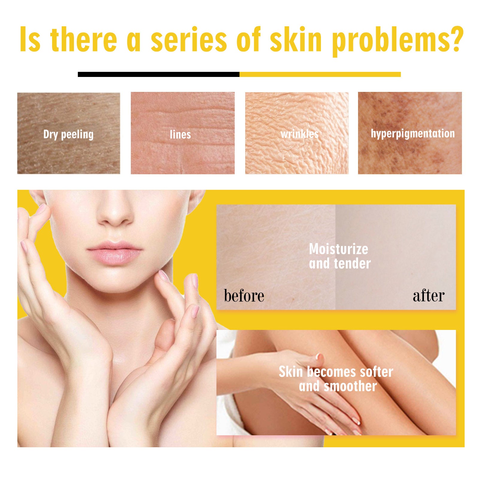 EELHOE Handcrafted Body Oil, Relieve Dry Skin Moisturizing Smooth Skin Carry Bright Color Of Skin Body Massage Oil - 5 - CJ