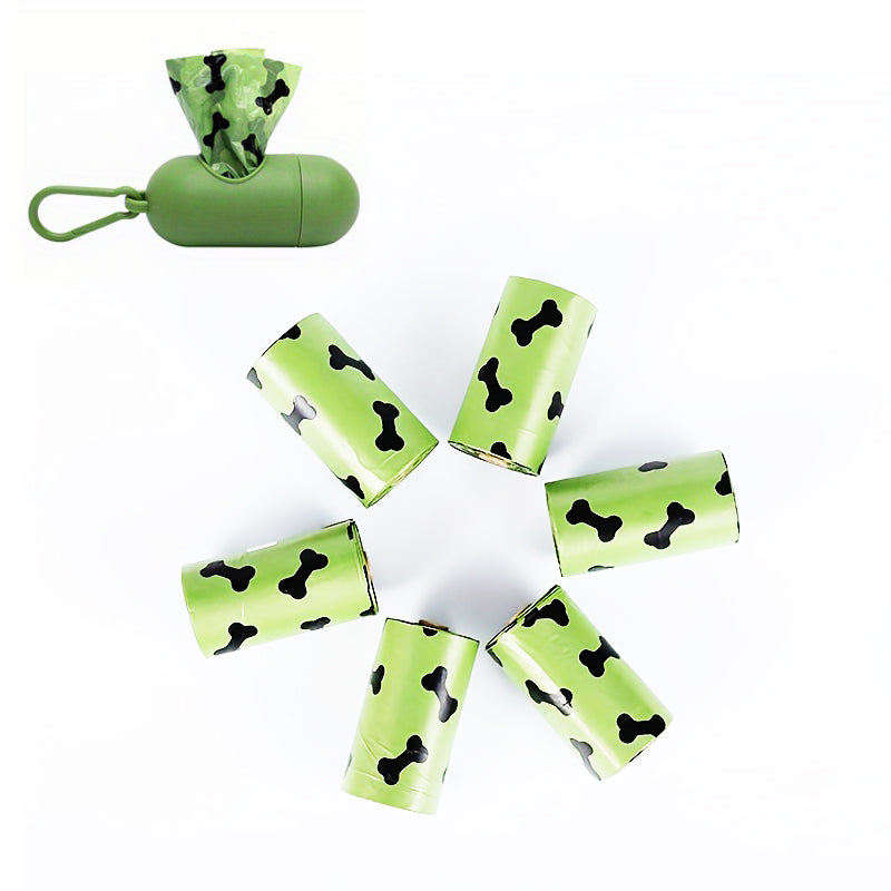 Environmentally Friendly Biodegradable Pet Litter Bags Dog Waste Bags With Dog Poop Bag Dispenser Dog Poop Bags Thickened Poop Bags Leak - Proof Dog Waste Bags For Pet Supplies - 5 - CJ