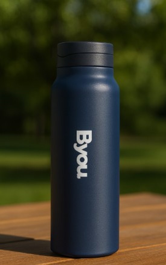 Byoul - Vacuum Insulated Water Bottle With Holder - 5 - CJ