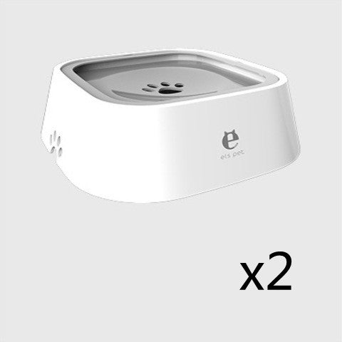 1.5L Cat Dog Water Bowl Carried Floating Bowl Anti - Overflow Slow Water Feeder Dispenser Pet Fountain ABS&PP Dog Supplies - 0 - CJ