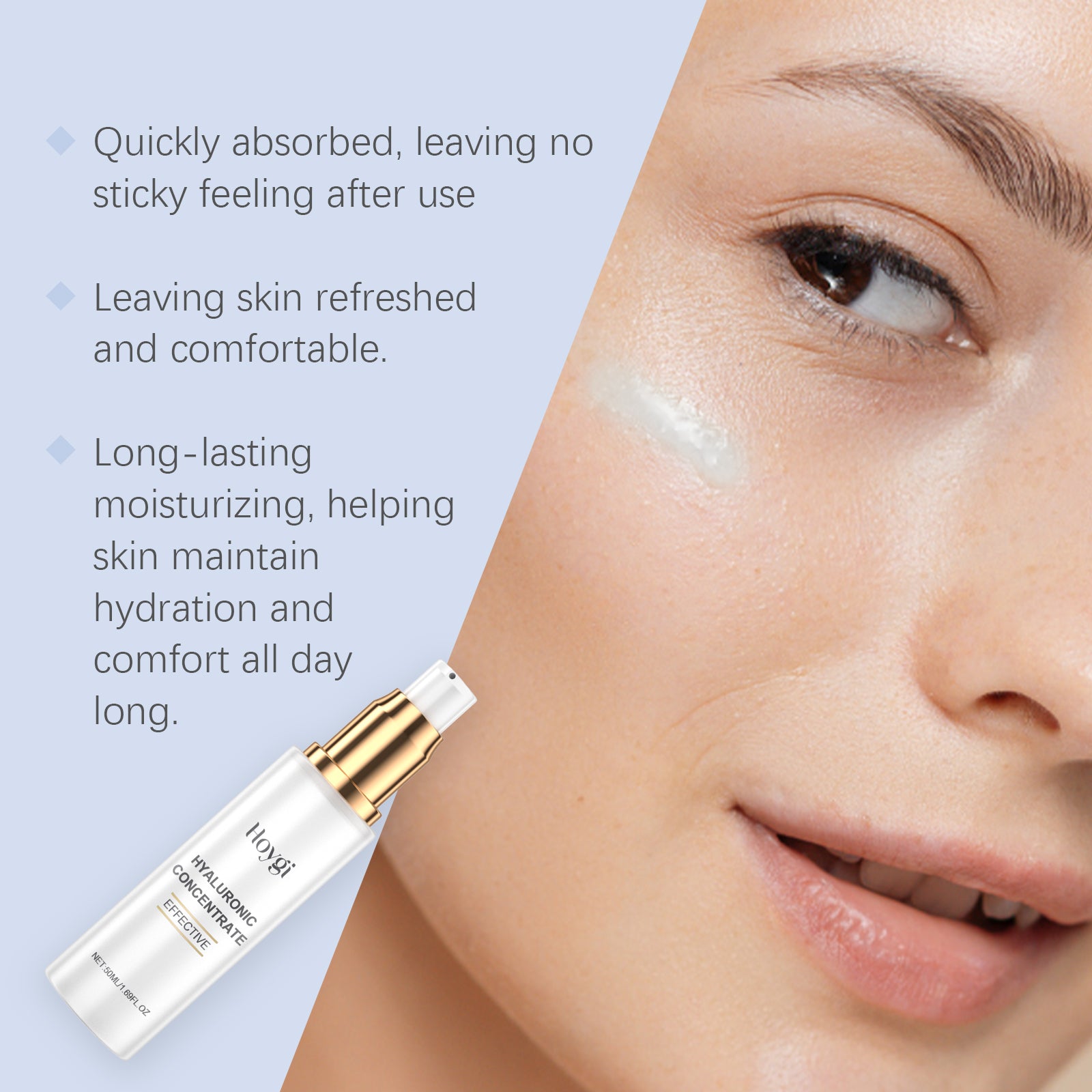Hoygi Hyaluronic Acid Hydrating Essence Gently Nourishes Skin, Hydrates, Moisturizes, Brightening And Rejuvenating Essence - 5 - CJ