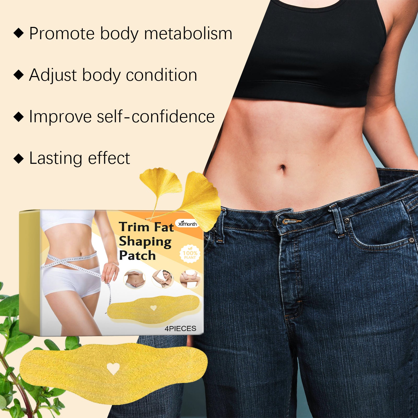 Ximonth Body Shaping Stick Slimming, Toning, Firming, Showing Off Your Figure, Keeping Your Belly In Shape And Keeping Your Body Light - 5 - CJ