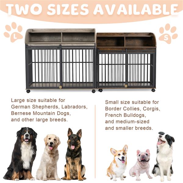 Heavy Duty Large Dog Cage Furniture - 5 - CJ