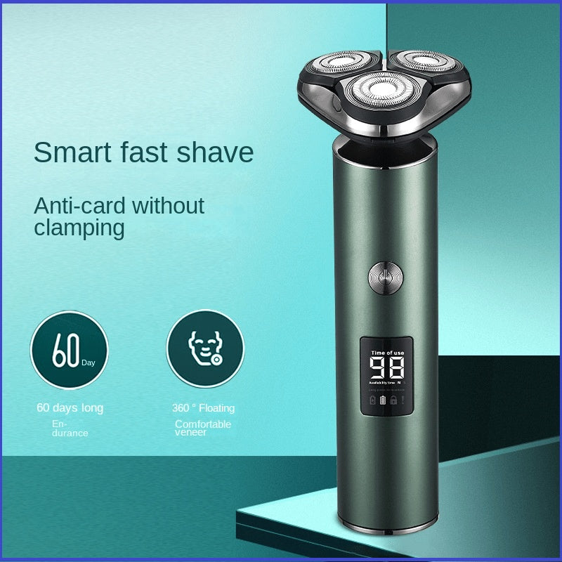 Men's Electric Shaver Triple Head Razor Travel Portable Washable - 5 - CJ