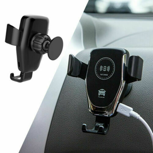 10W QI Wireless Fast Car Charger Mount Holder Stand Automatic Clamping Charging - 5 - CJ