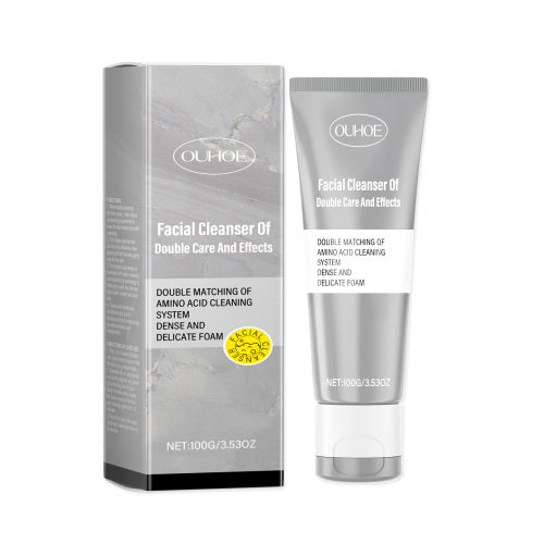 OUHOE Dual Cleansing Moisturizing Cleanser, Gentle Cleansing Facial Skin Refreshing Moisturizing Cleanser - 5 - CJ