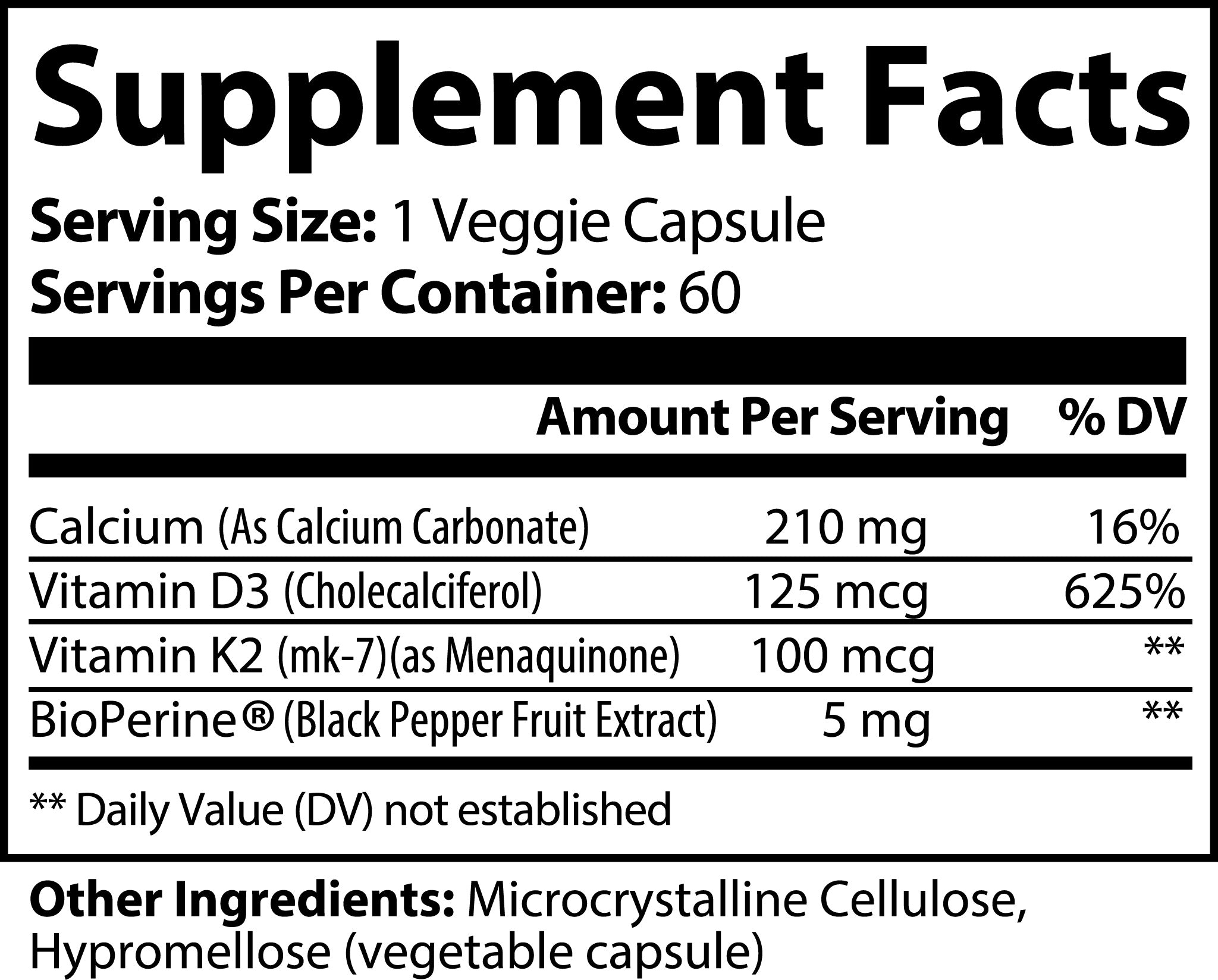 BONE AND HEART SUPPORT WITH VITAMIN K2 AND D3 - 5 - CJ